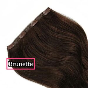 Clip Humano tono Brunette 18 pulgadas