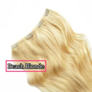 Clip Humanos tono Beach Blonde 18 pulgadas