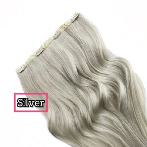 Clip Humano tono Silver 18 pulgadas