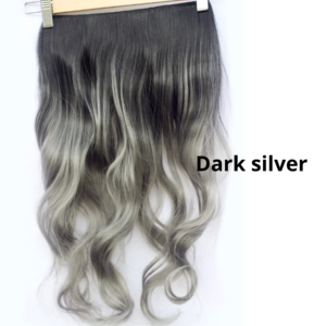 Halo Vegano tono Dark Silver 130 gr 20 pulgadas