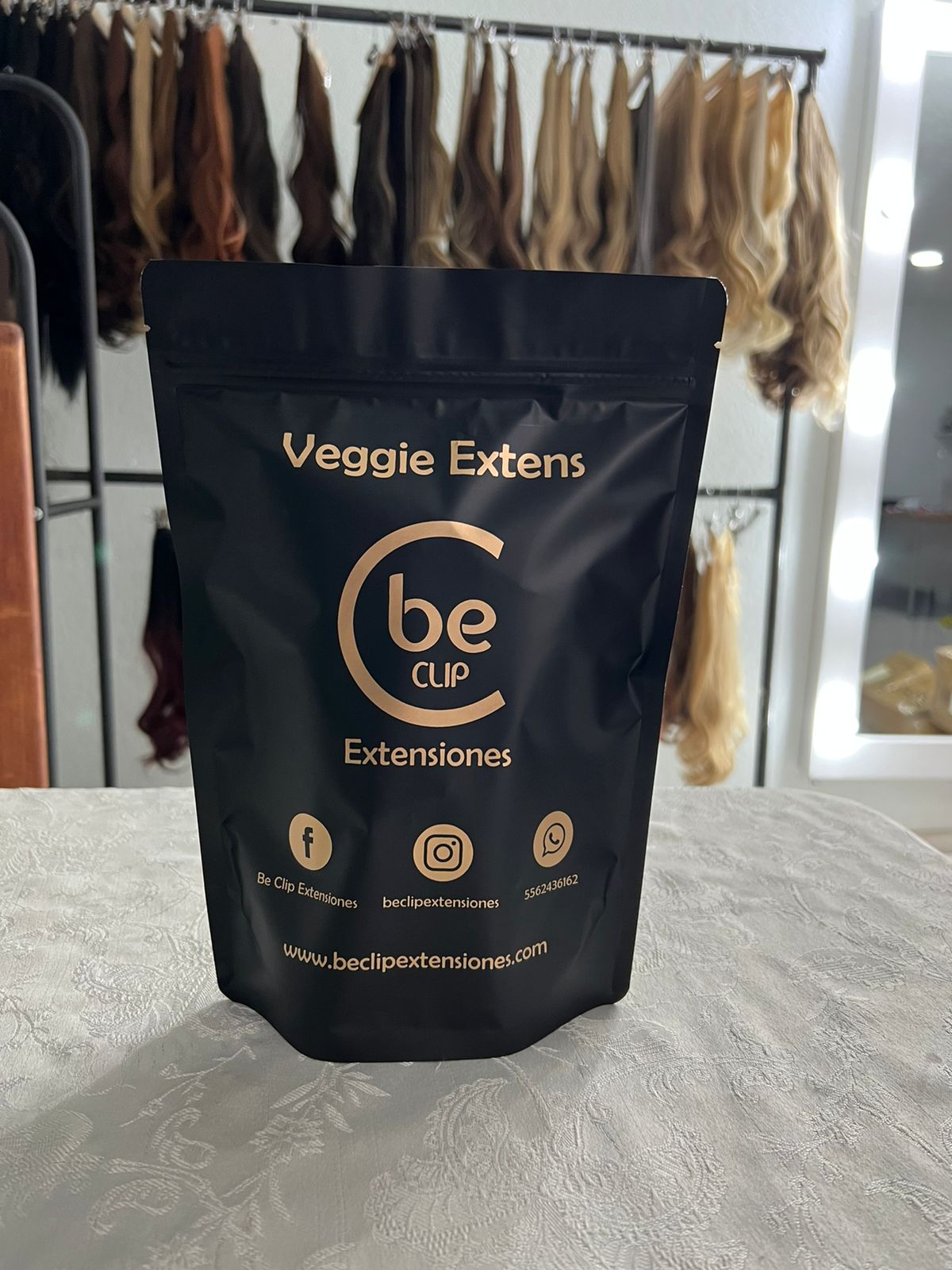 Fleco color 6 cabello humano peruano (envío Gratis) - Imagen 2