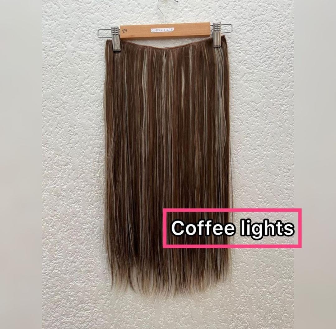 Halo Vegano tono Coffee Lights 130 gr 20 pulgadas