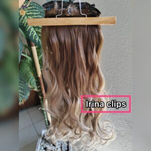 Clips Vegano tono Irina 130 gr 20 pulgadas