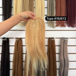 Tupé rubio tono 613 cabello humano